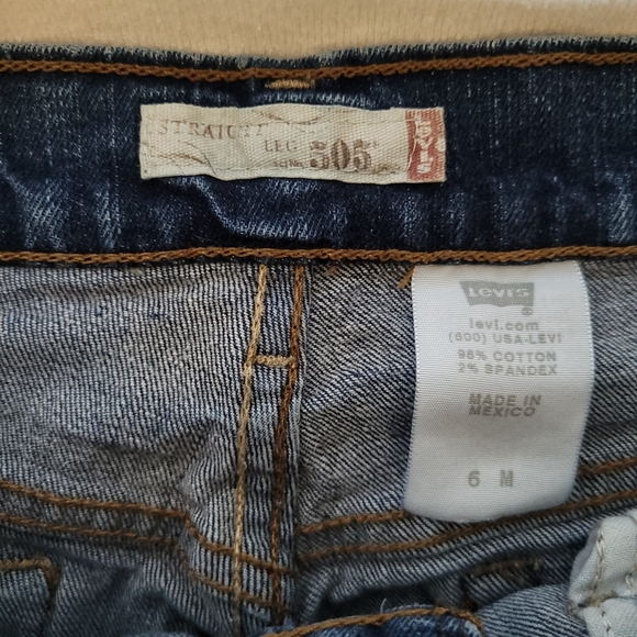 2 pairs Levi's 505 Straight Leg Jeans bundle, size - Picture 8 of 9